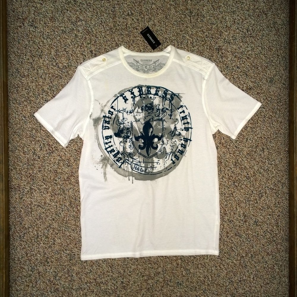 Men's EXPRESS Military-Style Tee-Shirt